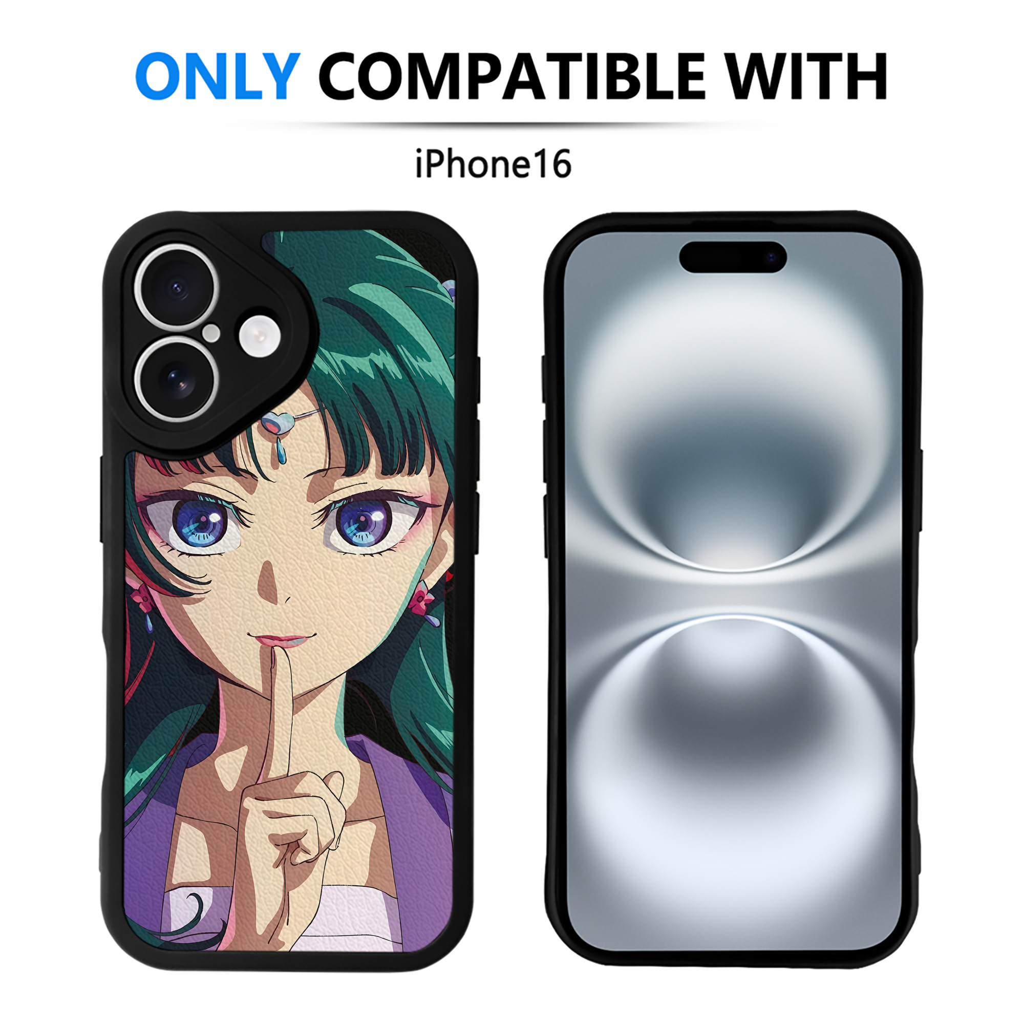 （画像用） 薬屋のひとりごと The Apothecary Diaries 【iPhone 16シリーズ対応】シリコンスマホケース（レザー調） 材質：シリコン
